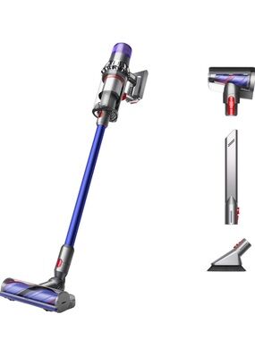 Dyson Cordless Vacuum in Blue, Purple, Silver and Red Accents